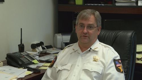 In addition to criminal charges, Worth County Sheriff Jeff Hobby faces possible suspension from office and loss of his police certification in his role overseeing body searches of hundreds of high school students in April. (Credit: WALB)