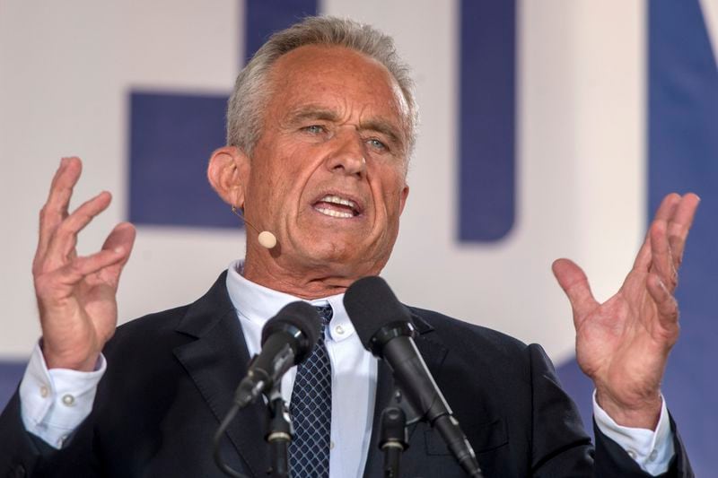 Robert F. Kennedy, Jr. will tout his presidential bid with campaign stops in Georgia later this week. (Tom Gralish/The Philadelphia Inquirer/TNS)