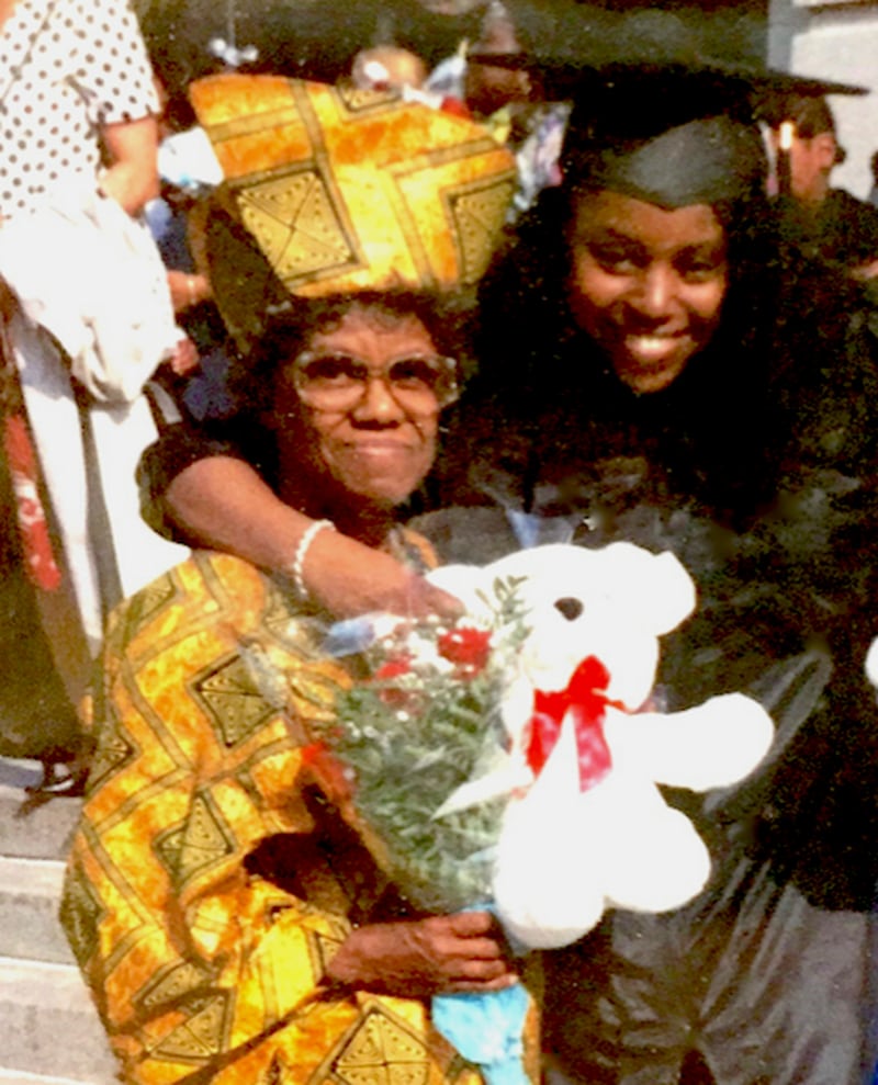 Anisa Nyell Johnson and her grandmother. / Photo contributed by Eat, Darling, Eat