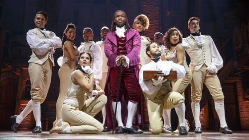 Chris De’Sean Lee, a native of Augusta, plays two important roles in “Hamilton,” as the Marquis de Lafayette and Thomas Jefferson. CONTRIBUTED BY JOAN MARCUS