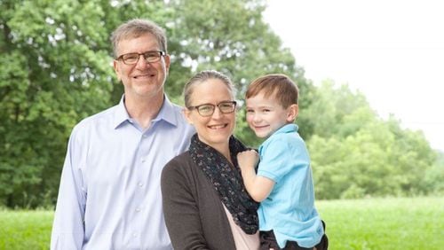 GSU Prof. Carolyn Bourdeaux and her family. Photo/ Bourdeaux campaign.