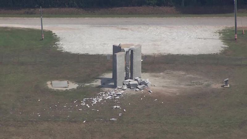GBI is investigating the suspected bombing that damaged the Georgia Guidestones monument. (WYFF4 TV)