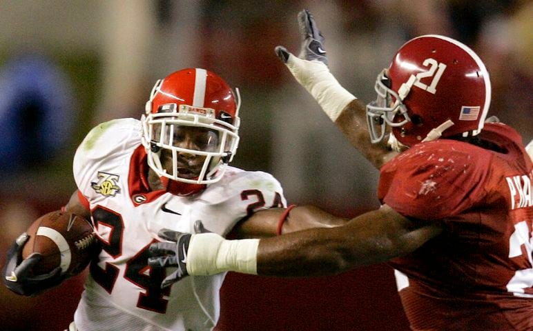 Knowshon Moreno helps lead Georgia to victory in 2007