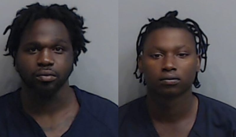 Tanatrious Magee (left) and Antonio Magee. The mug shot for Eron McCray was not immediately available.