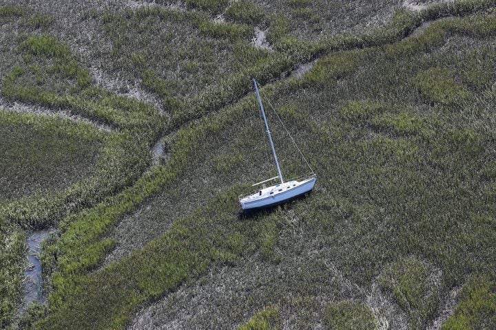 Aerials after Hurricane Matthew
