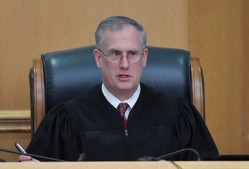 Gwinnett County Superior Court judge George Hutchinson III  is overseeing the prosecution ofTiffany Moss. Moss has rejected Hutchinson’s request that she allow lawyers to defend her. HYOSUB SHIN / HSHIN@AJC.COM