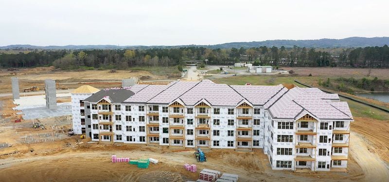 The Spires, a retirement housing complex, is under construction at Berry College. It’s scheduled to open in 2020 and many spaces are already reserved. The college says it will give current students another place to work while in school, create another revenue stream for the college and allow an older generation to become more involved on campus. (Courtesy of The Spires at Berry College)