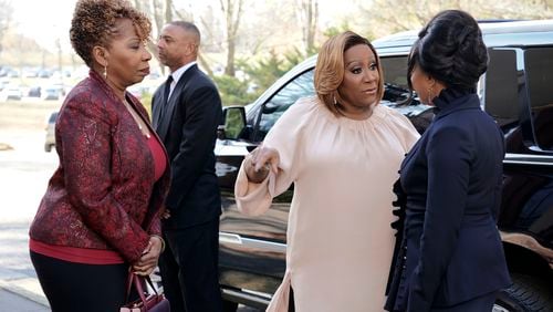 Iyanla VanZant, playing herself, and Patti LaBelle (as a Christian motivational speaker) meet up with Lynn Whitfield's character Lady Mae during season 3 of "Greenleaf."