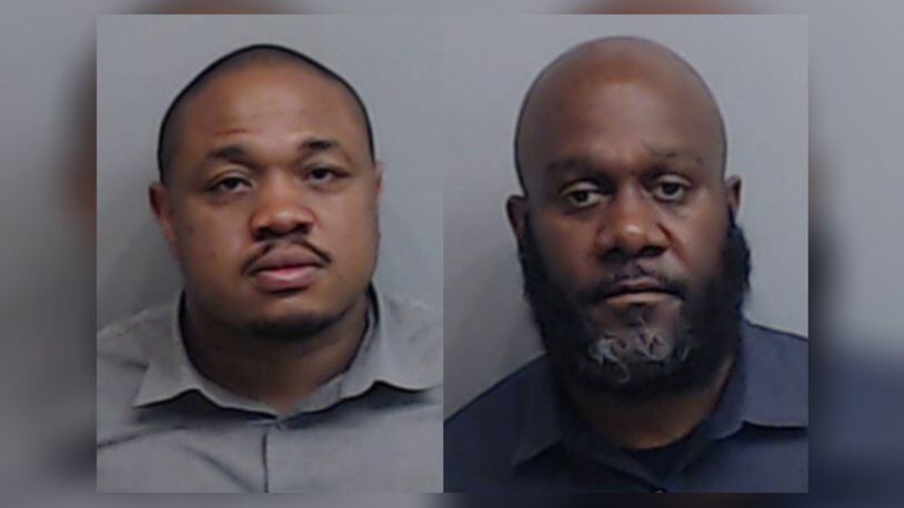 Veteran Atlanta police officers Ivory Streeter (left) and Mike Gardner, fired after their involvement in a controversial tasing incident, were reinstated Monday. (Photos: APD)
