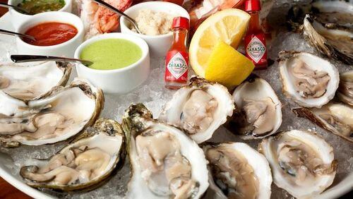 As part of its Shucks Yeah! Party, oysters are $1 today at STK Atlanta. HANDOUT / Caren West PR.