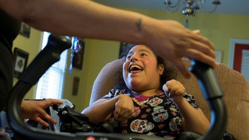 Gabby Dollar, 31, will no longer be able to live independently if proposed waiver changes are approved. (Courtesy of Robin Rayne/ZUMA)
