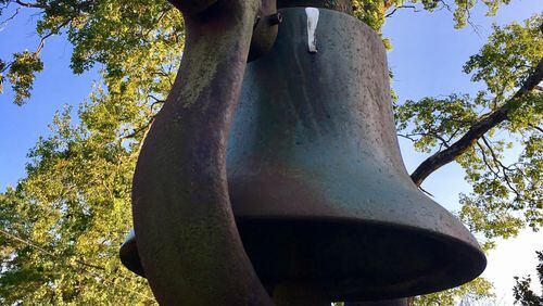 Decatur will close on the United Methodist Children’s Home property in mid to late August. But the fate of this bell, one of Home’s most profound symbols, remains a question mark. Initially it was purchased shortly after the Civil War by Coca-Cola’s Asa Candler for a Methodist church in his hometown of Villa Rica. When that church was demolished Candler donated it to the Home where it subsequently tolled for generations. Bill Banks for the AJC