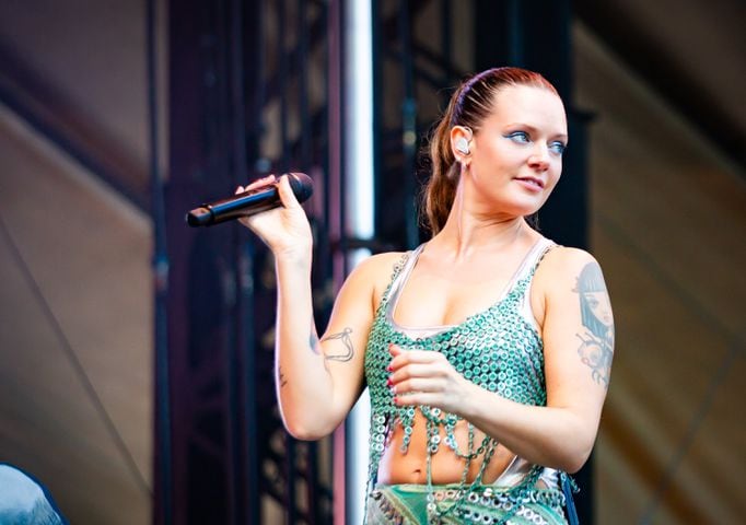 Atlanta, Ga: Tove Lo brought her brand of dance and singing to the Cotton Club stage on FridayPhoto taken Sunday September 17, 2023 at Piedmont Park. (RYAN FLEISHER FOR THE ATLANTA JOURNAL-CONSTITUTION)