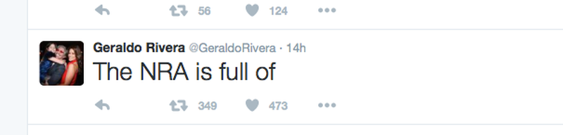 Geraldo Rivera's take on the NRA.