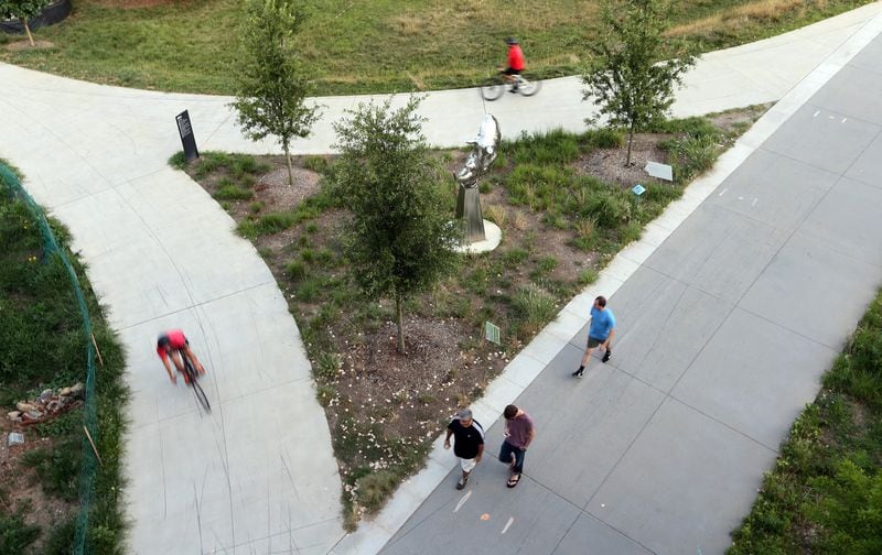 When starting an exercise program, start small, such as going on a short walk. Take advantage of parks, walking trails and other free spots for walking. File photo of the Beltline’s Eastside trail.