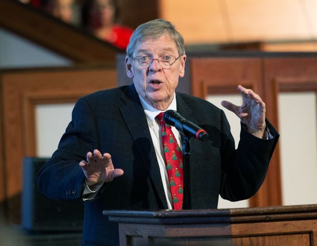 PHOTOS: Sen. Johnny Isakson speaks at Ebenezer Baptist Church