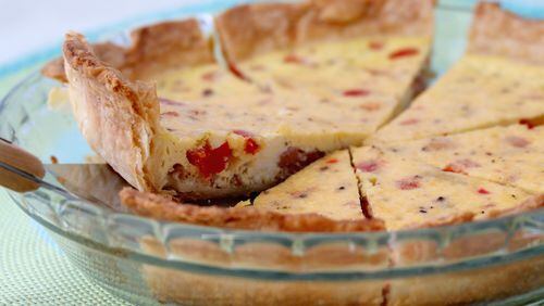 Sausage, Pepper and Onion Quiche can be made with Italian sausage or beef kielbasa. HILLARY LEVIN/ST. LOUIS POST-DISPATCH/TNS