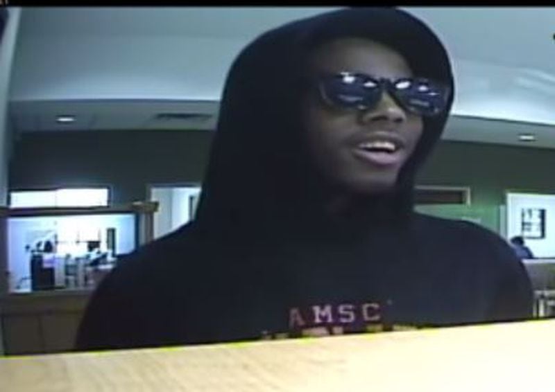 A man believed to have robbed two banks Friday. (Credit: FBI)