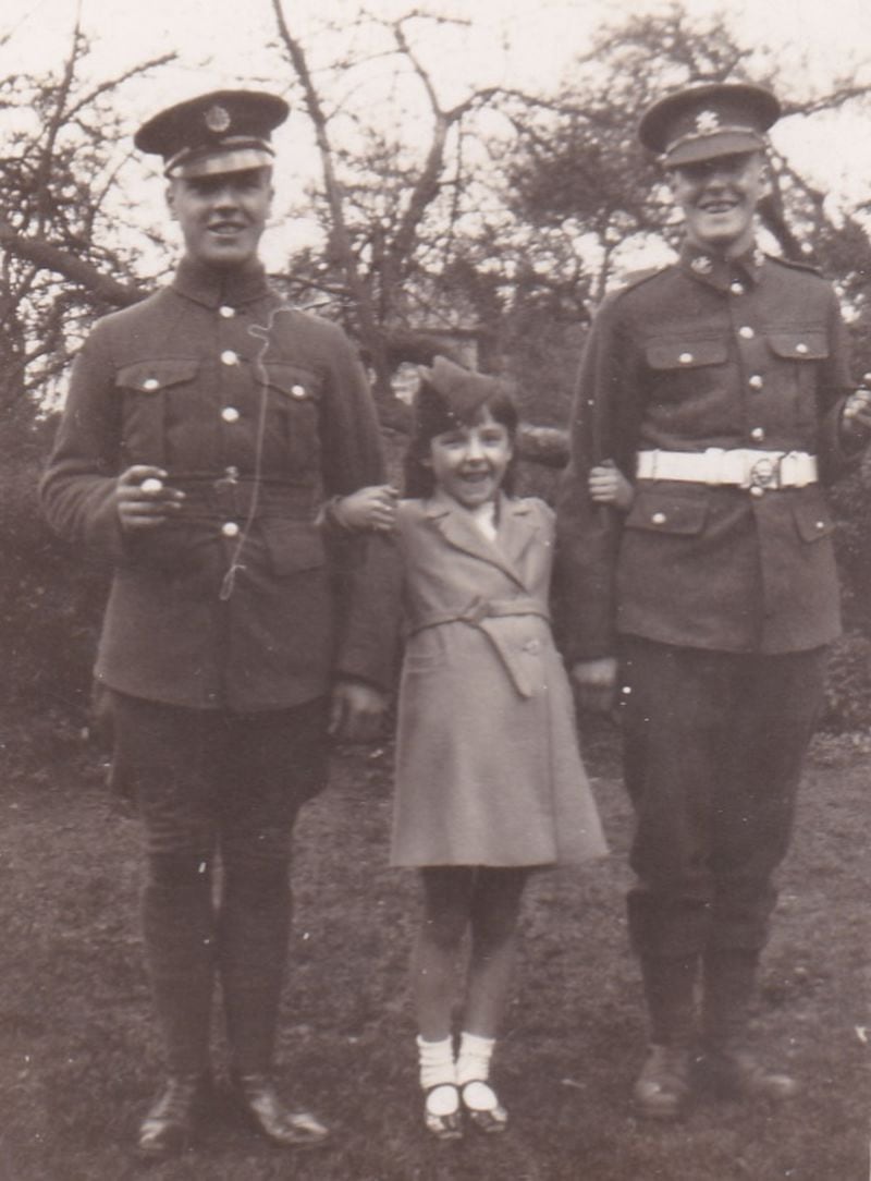Mollie Parry, mother of writer Bill King, is seen with two of her brothers, George and Allen Parry. (Courtesy of the Parry family)
