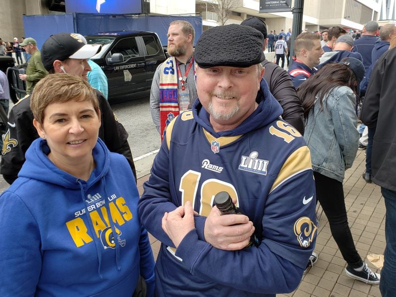 Keith Bell, of England, doesn't have long to live, but he's living his dream of seeing a Super Bowl in person.