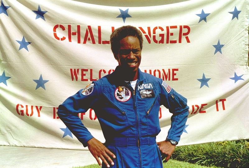 Guion Bluford Jr. was a mission specialist on space shuttle Challenger.