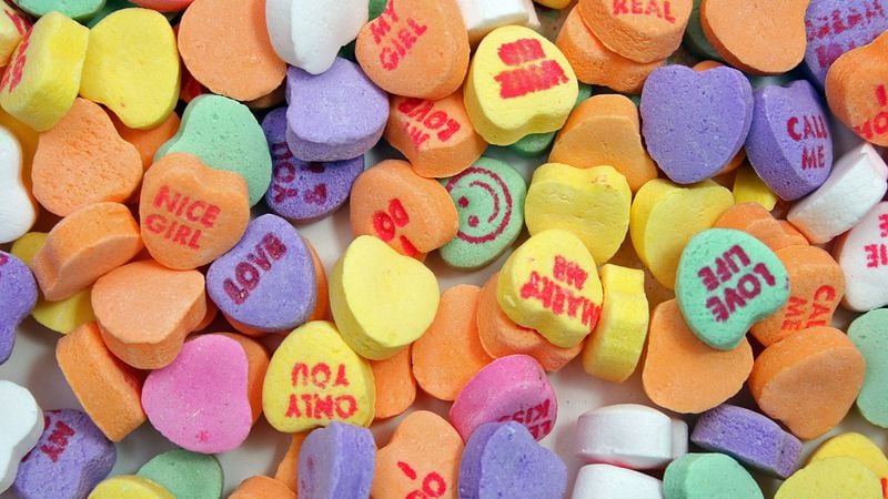 FILE PHOTO: New batches of Sweethearts won't be produced for this Valentine's Day, according to company officials.
