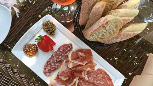 A charcuterie plate at Lost Creek Vineyards and Winery in Leesburg, Va. GRETCHEN MCKAY/PITTSBURGH POST-GAZETTE/TNS