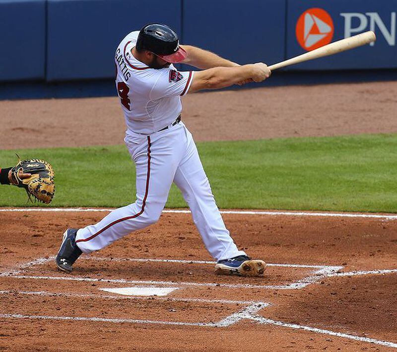 Evan Gattis had a two-run homer when he extended his hitting streak to 17 games Wednesday. The Braves need him to keep it up and get some help in their important four-game series against the Nationals starting Thursday.