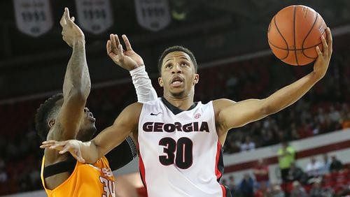 J.J. Frazier scored 29 but the Bulldogs lost by nine Wednesday night. Curtis Compton / ccompton@ajc.com