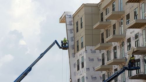Multi-family housing rises in Sandy Springs. The city has adopted a new development code and zoning maps to implement its 10-year comprehensive plan update approved earlier this year. AJC FILE