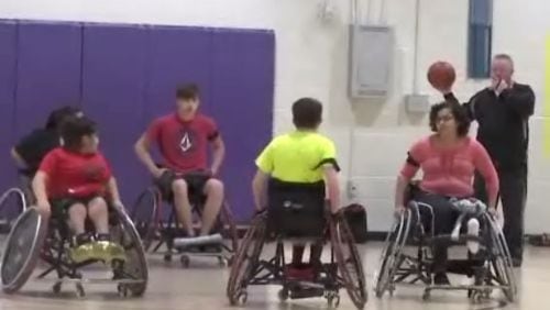 The Gwinnett Heat wheelchair basketball team has had its equipment trailer stolen. (Credit: Channel 2 Action News)