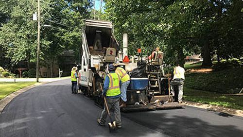 Overnight paving operations on Womack Roady from Tilly Mill Road to Chamblee Dunwoody Road are scheduled to begin Sunday, Sept. 16. CONTRIBUTED