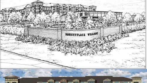 Duluth approves zoning for development of a senior living community to be known as Marketplace Village. Courtesy City of Duluth
