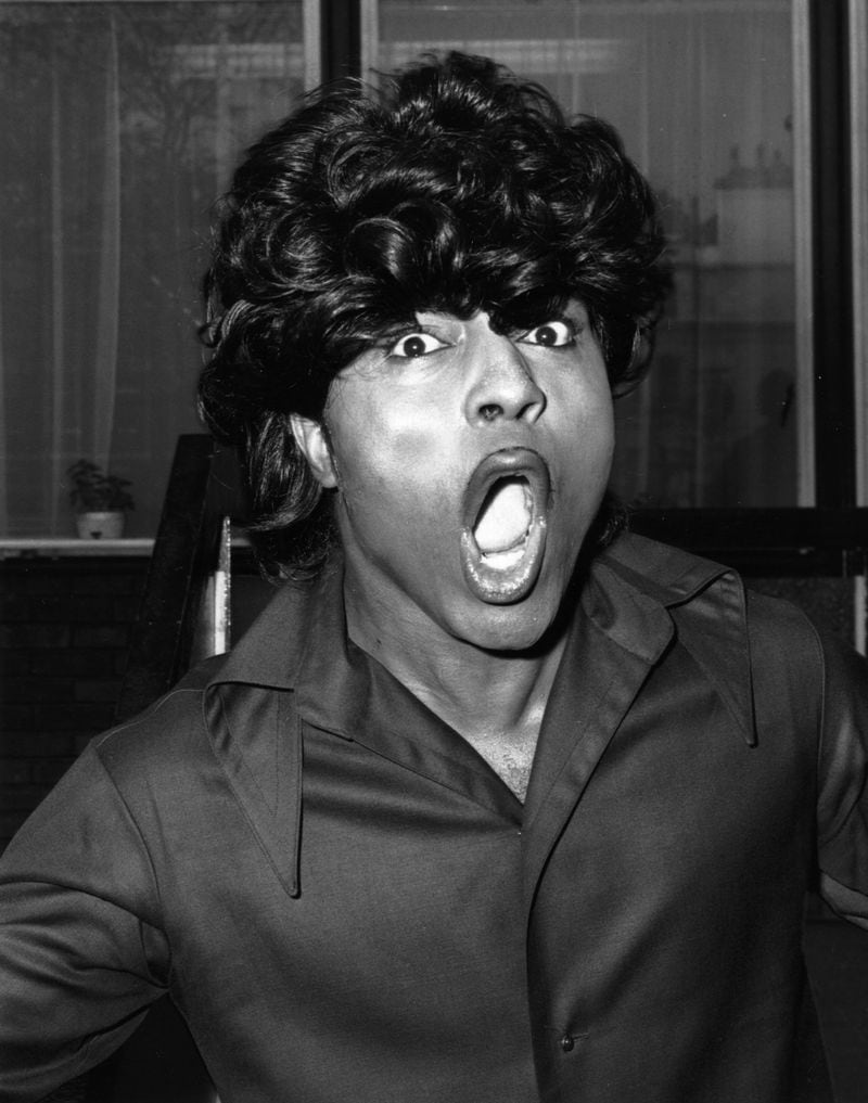 American rock 'n' roll legend Little Richard, born Richard Wayne Penniman, pulls a characteristic face on Nov. 21, 1966.