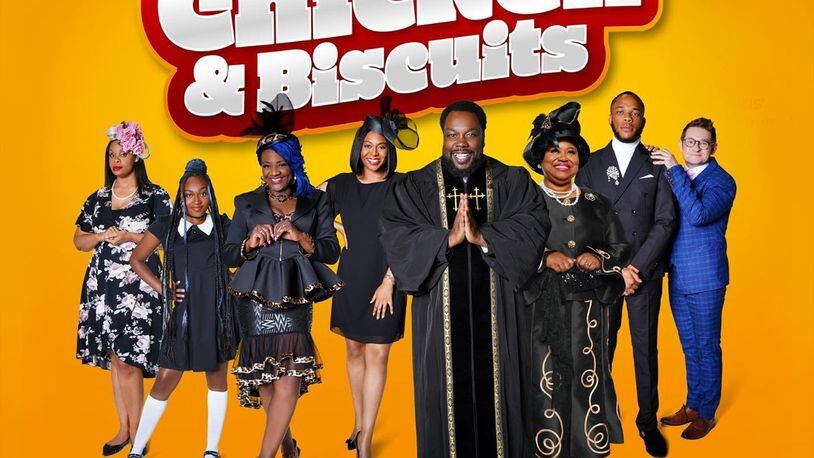The "Chicken and Biscuits" Broadway comedy will open Aug. 18 to 28 at the Southwest Arts Center Theater, 915 New Hope Road, Atlanta. (Courtesy of Dominion Entertainment Group)