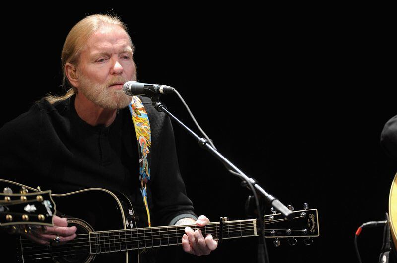 Musician Gregg Allman performs during the All For the Hall New York concert benefiting the Country Music Hall of Fame at Best Buy Theater on February 26, 2013 in New York City. 