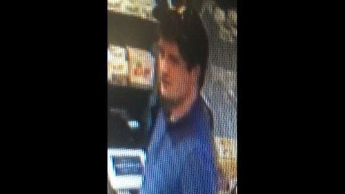 Acworth cops say this man used prop money to buy $200 worth of items at a vape shop.