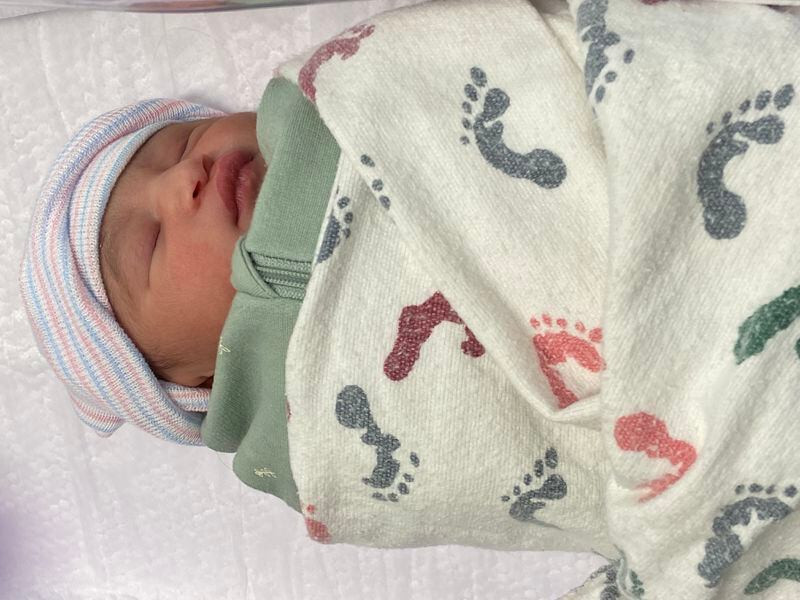 At Emory University Hospital Midtown, the first baby of 2024, Xeven, arrived at 12:45 a.m.