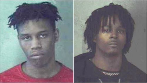 Jamarcus Akeem White, 17, and Destin Robinson, 19, are accused of murder in the death of 18-year-old Jalen Flournoy near Decatur, police said.
