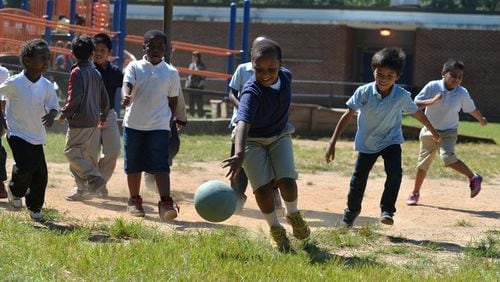 The current Atlanta Public Schools policy allows educators to withhold recess for students with academic or discipline problems. BRANT SANDERLIN / BSANDERLIN@AJC.COM