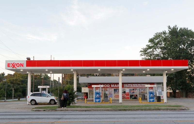 The gas station was quiet Wednesday morning after a quadruple shooting the night before.