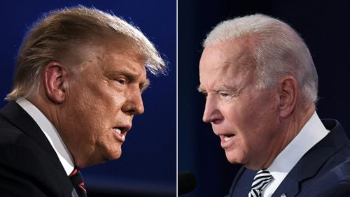 There are two weeks left until the election between Republican President Donald Trump, left, and former Democratic Vice President Joe Biden. (Jim Watson/Saul Loeb/AFP/Getty Images/TNS)