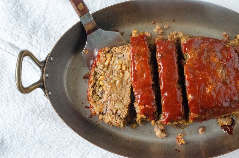 Lentil Loaf traces its roots to a 1974 cookbook. (Virginia Willis for The Atlanta Journal-Constitution)