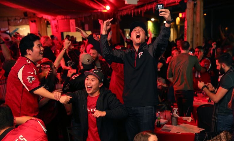 Falcons fans at Park Tavern