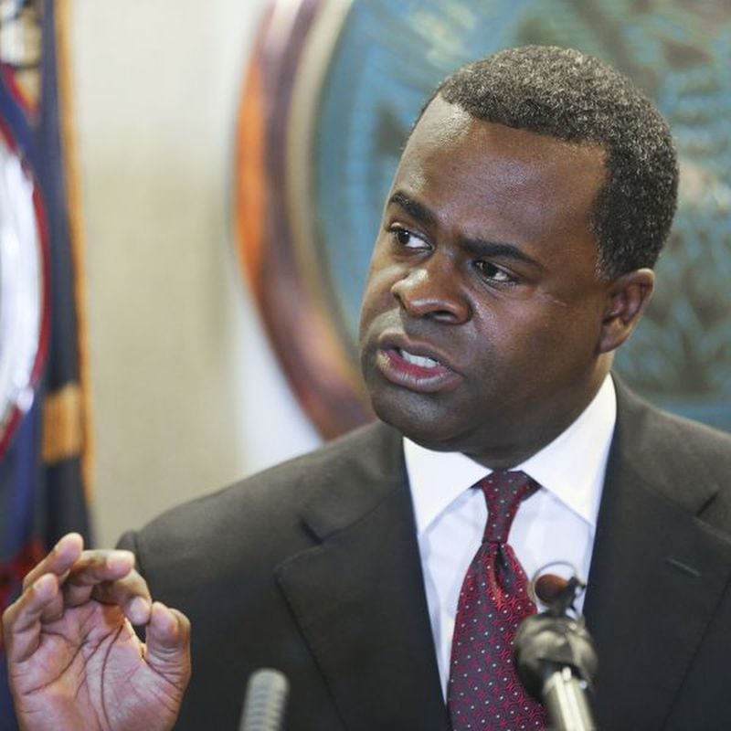 Atlanta Mayor Kasim Reed appeared at a Politico Magazine event in Washington this week to discuss transportation and education. (STAFF PHOTO)