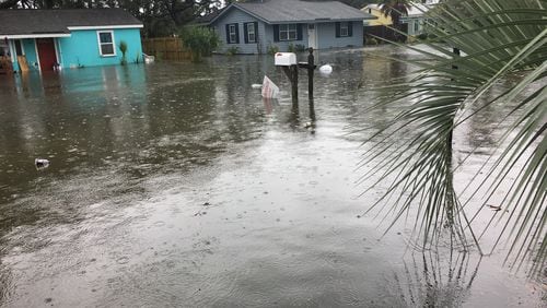 Irma brought even worse flooding than Matthew did in October 2016. Photo: Courtesy of Cheryl McDaniel