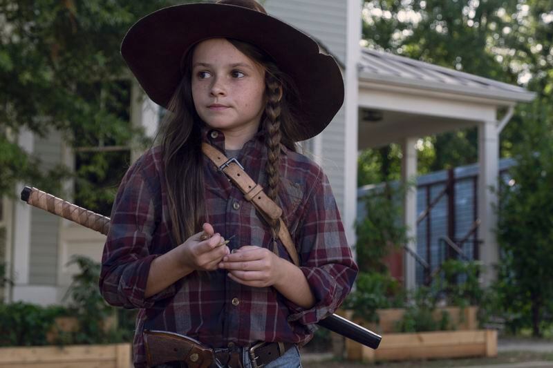 Cailey Fleming as Judith GrimesÂ - The Walking Dead _ Season 9, Episode 6 - Photo Credit: Gene Page/AMC