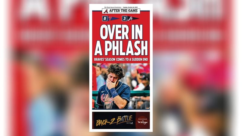 Braves After the Game coverage in The Atlanta Journal-Constitution ePaper Sunday, Oct. 16, 2022.