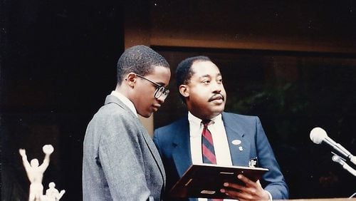 An Atlanta native, Walter M. Kimbrough won the Alpha Phi Alpha Georgia Brother of the Year in 1987, while he was a student at the University of Georgia.