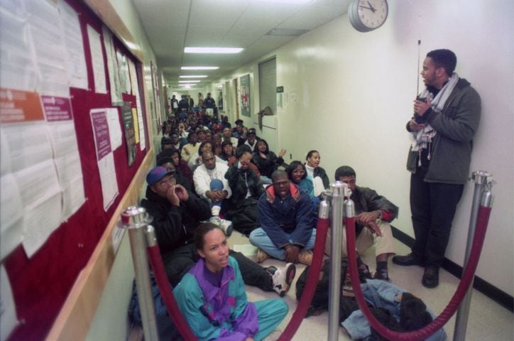 GSU Sparks Hall protest 1992